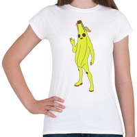 printfashion Banana Skin Fortnite - Női póló - Fehér