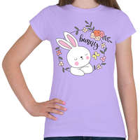 printfashion Easter Bunny - Női póló - Viola