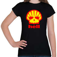 printfashion Shell - Női póló - Fekete