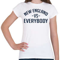 printfashion New England - Női póló - Fehér