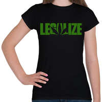 printfashion Marihuana legalizálás - Női póló - Fekete