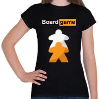 printfashion Board game - Női póló - Fekete
