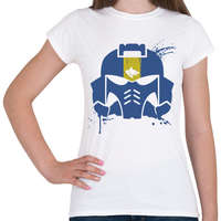 printfashion Space Wolves helmet - Női póló - Fehér