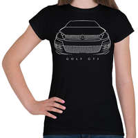 printfashion Volkswagen Golf GTI - Női póló - Fekete