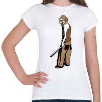 printfashion Gorilla baseball ütővel - Női póló - Fehér