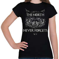 printfashion Észak nem felejt - Női póló - Fekete