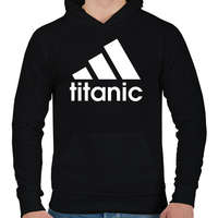 printfashion Titanic 2 - Férfi kapucnis pulóver - Fekete