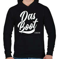 printfashion DAS BOOT - Férfi kapucnis pulóver - Fekete