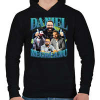 printfashion Daniel Negreanu - póker - Férfi kapucnis pulóver - Fekete