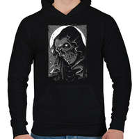 printfashion Csuklyás - Férfi kapucnis pulóver - Fekete