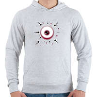 printfashion Small family - Férfi kapucnis pulóver - Sport szürke