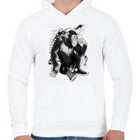 printfashion Converse - Férfi kapucnis pulóver - Fehér