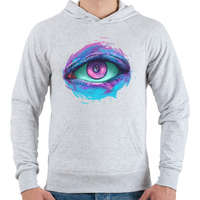 printfashion Őrző - Férfi kapucnis pulóver - Sport szürke