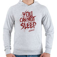 printfashion Soha ne aludj el! - Férfi kapucnis pulóver - Sport szürke