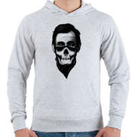 printfashion Lincoln - Férfi kapucnis pulóver - Sport szürke