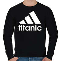 printfashion Titanic 2 - Férfi pulóver - Fekete