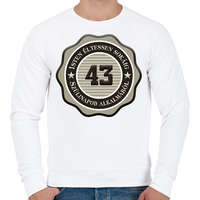 printfashion 43 - Férfi pulóver - Fehér