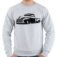 printfashion Pickup Truck - Férfi pulóver - Sport szürke