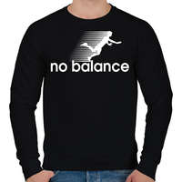 printfashion no balance - Férfi pulóver - Fekete