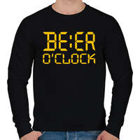 printfashion Sör óra - Férfi pulóver - Fekete