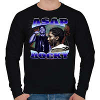 printfashion Asap Rocky - Férfi pulóver - Fekete