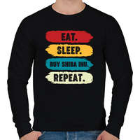 printfashion BITCOIN 4 EVER 45 - Férfi pulóver - Fekete