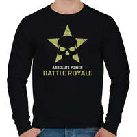 printfashion Battle Royale - Absolute Power - Férfi pulóver - Fekete