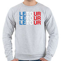 printfashion Le Tour - Férfi pulóver - Sport szürke