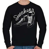 printfashion Tornacipő - Férfi pulóver - Fekete