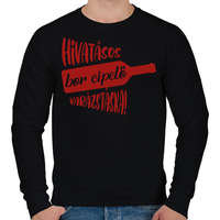 printfashion Hivatásos bor cipelő varázstáska - Táska minta - Férfi pulóver - Fekete