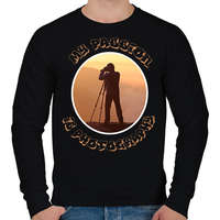 printfashion szenvedélyem a fényképezés - Férfi pulóver - Fekete