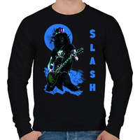 printfashion slash-blue - Férfi pulóver - Fekete