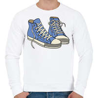 printfashion Converse Sneakers - Férfi pulóver - Fehér