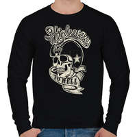 printfashion Highway to Hell - Férfi pulóver - Fekete