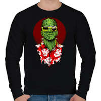 printfashion Frank nyaral - Férfi pulóver - Fekete