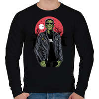 printfashion Metál Frank - Férfi pulóver - Fekete