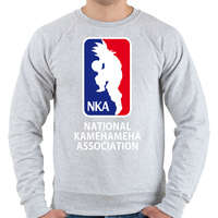 printfashion Dragonball kosárlabda - Férfi pulóver - Sport szürke