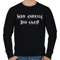 printfashion Make America Emo Again - Férfi pulóver - Fekete
