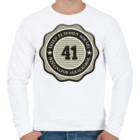 printfashion 41 - Férfi pulóver - Fehér