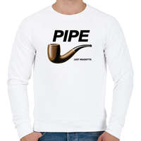 printfashion Pipe- Nike - Férfi pulóver - Fehér