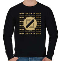 printfashion League of Legends - MID DIFF - Férfi pulóver - Fekete