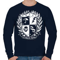 printfashion Umbrella academy shield invert - Férfi pulóver - Sötétkék
