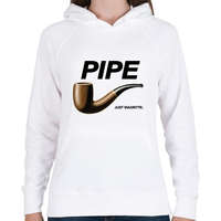 printfashion Pipe- Nike - Női kapucnis pulóver - Fehér