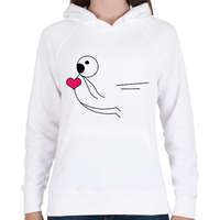 printfashion Mágneses vonzás - Férfi - Női kapucnis pulóver - Fehér