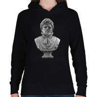 printfashion Napoleon - Női kapucnis pulóver - Fekete