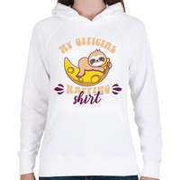 printfashion My official napping shirt - Női kapucnis pulóver - Fehér