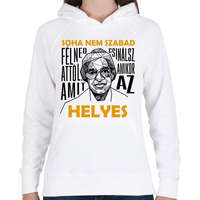 printfashion Rosa Parks idézet - Női kapucnis pulóver - Fehér