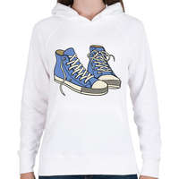 printfashion Converse Sneakers - Női kapucnis pulóver - Fehér