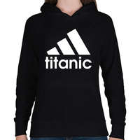 printfashion Titanic 2 - Női kapucnis pulóver - Fekete