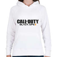 printfashion Call of Duty: Black Ops 2 - Női kapucnis pulóver - Fehér